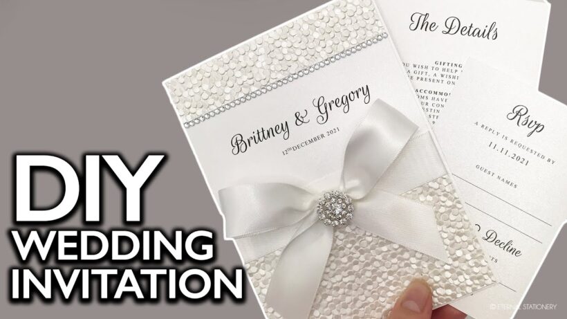 Create DIY Luxury Wedding Invitations