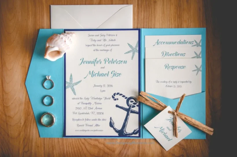 Make Beach Wedding Invitations